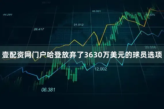 壹配资网门户哈登放弃了3630万美元的球员选项