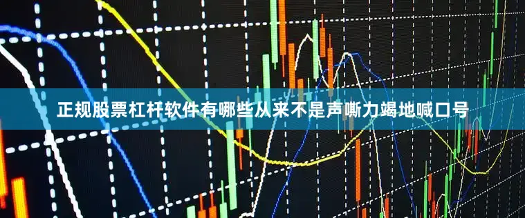 正规股票杠杆软件有哪些从来不是声嘶力竭地喊口号
